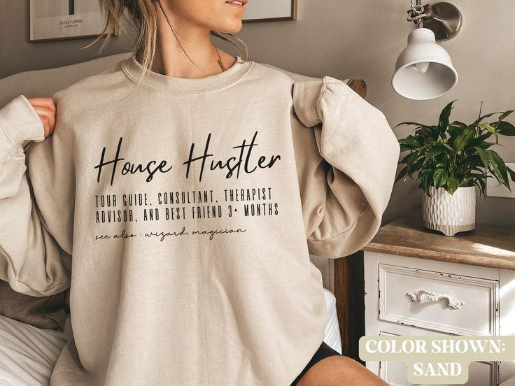 Funny real estate agent sweatshirt, Realtor sweatshirt, Realtor gift ideas, Realtor sweater, Real estate brokerage , Cute realtor shirts,Realtor apparel, Realtor gift for agent, Realtor tshirt, Realtor clothing, Real estate tshirt, Realtor crewneck This classic unisex heavy blend crewneck sweatshirt is pure comfort. Made from polyester and cotton. This combination helps so that the design comes out looking fresh and beautiful. The collar is ribbed knit, so it retains its shape even after washing Realtor Gifts For Agents, Realtor Clothes, Realtor Apparel, Realtor Sweatshirt, Realtor Tshirt, Real Estate Tshirt, Realtor Shirts, Funny Real Estate, Real Estate Agent Gift