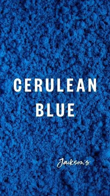 a blue carpet with the words gerulean blue on it