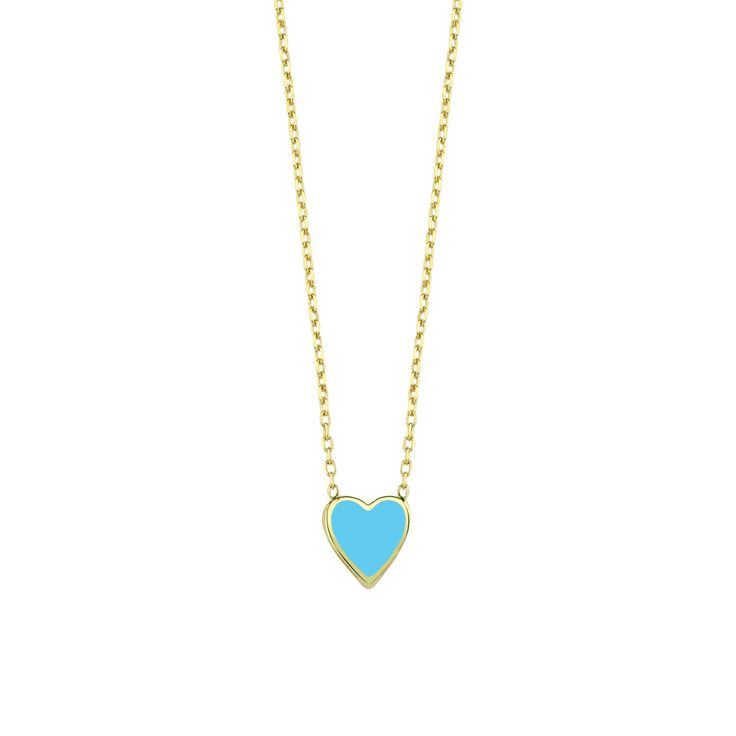 A bold splash of beautiful blue contained within soft curves and a sharp point, this classic charm necklace is equal parts sweet and sass–just like you. Wear with our One Love Bracelet in Blue and One Love Blue Heart Studs for a complete look or mix and match to give your ensemble some extra love. 14k gold plated sterling silver 16-18" Adjustable Lego Heart Necklace Blue, Elegant Blue Necklaces For Valentine's Day, Dainty Blue Charm Necklace For Everyday, Blue Dainty Jewelry For Valentine's Day, Blue Necklace For Valentine's Day Gift, Blue Charm Necklaces With Adjustable Chain, Elegant Blue Necklace With Heart Charm, Elegant Blue Jewelry With Heart Charm, Blue Heart Pendant Necklace For Gift