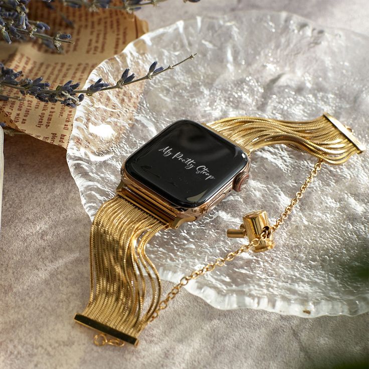 Empress Stainless Steel Strap Luxury Rectangular Metal Watch Bands, Luxury Metal Rectangular Apple Watch Band, Luxury Metal Apple Watch Band, Gold Apple Watch Band With Extender As Gift, Luxury Stainless Steel Apple Watch Band, Luxury Adjustable Stainless Steel Apple Watch Band, Watches With Bracelet Strap And Rectangular Dial, Watches With Adjustable Bracelet Strap And Rectangular Dial, Adjustable Watches With Bracelet Strap And Rectangular Dial