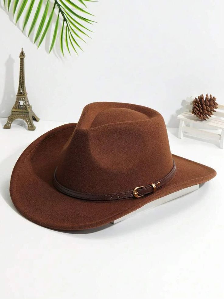 This stylish hat is a summer must-have! Perfect for a beach or lake day. Have a concert coming up? What about the Taylor Swift tour? This hat would be perfect for all occasions! Color: Coffee Brown Composition: 65% Rayon + 35% Polyester Material: Viscose Dimentions: 11.5cm x 7.5cm. Brim 58cm. Casual Felt Hat With Curved Brim For Country Events, Brimmed Fedora For Country Events, Country Style Solid Color Wide Brim Hat, Casual Felt Hat With Short Brim For Country Events, Casual Short Brim Felt Hat For Country Events, Casual Wide Brim Felt Hat For Outdoor, Adjustable Solid Color Country Hats, Country Style Brimmed Fedora, Casual Felt Hat With Curved Brim For Rodeo