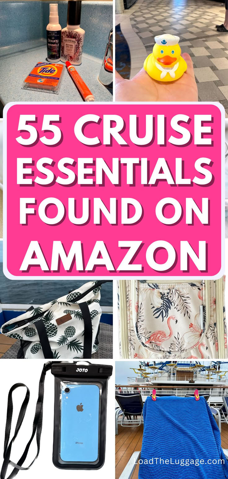 55 cruise essentials found on amazon. Cruise Essentials Packing Lists Carnival, Cruise Packing List For Family, Must Have Cruise Essentials, Must Haves For Cruise, Carnival Cruise Packing List 5 Day, Greek Cruise Packing List, Msc Cruise Packing List, What To Bring On A Cruise List, Carnival Cruise Essentials