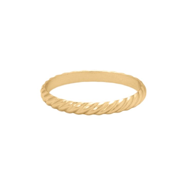 This gorgeous 14kt gold-filled twisted band ring is your new everyday go-to! With its fun and flirty sculptural twists and curves, it's the perfect accessory to brighten up any outfit. DETAILS US sizes 5-9 14kt gold filled 2.5mm Stackable Twisted Rings For Promise, Modern Twist Stackable Rings For Promise, Modern Twist Stackable Twisted Promise Rings, Modern Twist Yellow Gold Twisted Stackable Rings, Minimalist Twisted Yellow Gold Ring, Adjustable Yellow Gold Stackable Rings With A Modern Twist, Twisted 14k Gold Rings With Modern Twist, Minimalist Twisted Gold Rings, Modern Twist 14k Gold Twisted Ring