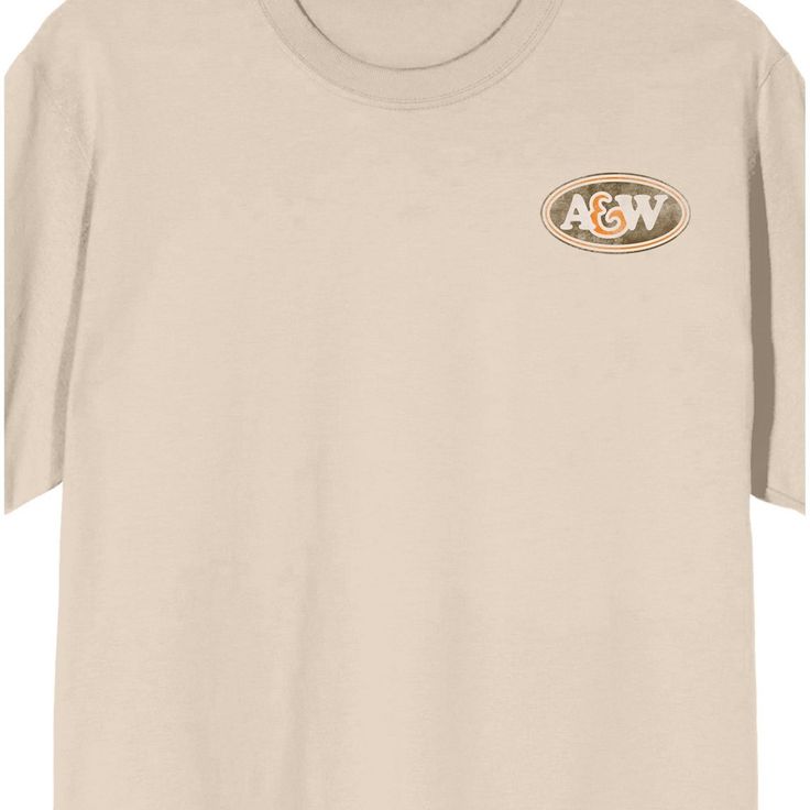 Embark on a journey through nostalgia with this women's natural A&W crew neck short sleeve t-shirt. The vintage logo graces both the front and back, evoking memories of soda shop days. Adorned with brown "Root Beer'' lettering on the back, it adds a playful twist. Crafted from cotton, it ensures comfort and breathability. For care, simply machine wash this graphic tee on cold with like colors and tumble dry on low heat. Vintage Beige Short Sleeve T-shirt, Street Chalk Art, Mint Shorts, Soda Shop, Steve Miller Band, Logo Art, Sleeve Packaging, Vintage Beer, Natural Women