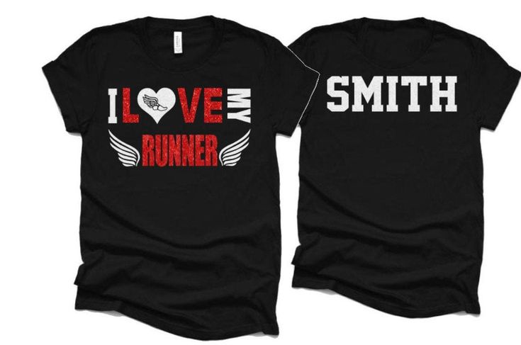 I Love My Runner TShirt | Track Spirit Wear | Track Bling | Bella Canvas T Shirt | Track & Field Shirt | Customize Colors PLEASE READ BEFORE ORDERING WE CANNOT RUSH ORDERS OR CREATE NEW DESIGNS DURING PEAK SEASON AUG - MAY. IF YOU NEED TO CANCEL PLEASE DO SO WITHIN 24HRS Please read full description before ordering we cannot be responsible for mistakes made by not reading the full description. ORDERING INSTRUCTIONS: 1. Select your Garment Size/Color Each size must be selected separately. Ple Track Girlfriend Shirts, Cross Country Shirts, Track Shirt, Mom Of Boys Shirt, Girlfriend Shirts, Cute Shirt Designs, Design Mom, Spirit Shirts, Track Field