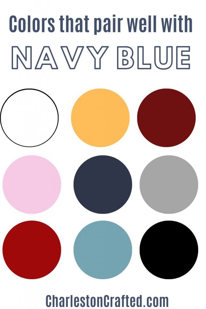 the colors that pair well with navy blue and red are perfect for this color scheme