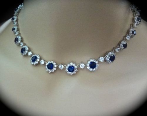 Pearl Necklace With Sapphire, Bridal Pendant, Bride Necklace, Blue Sapphire Necklace, Bridal Fashion Jewelry, Jewelry Blue, Sapphire Necklace, Sapphire Jewelry, Diamond Pendant Necklace