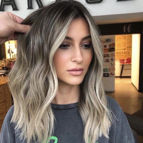 Shadow Roots Hair, Shadow Roots, Babylights Hair, Ash Blonde Balayage, Shadow Root, Ash Blonde Hair, Brown Blonde Hair, Ombre Hair Color, Hair Color Balayage