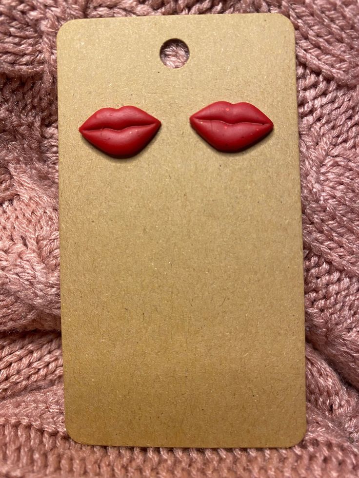 These tiny cute studs are perfect for Valentine's Day or any other flirty moment! 💋 Kissy Lips, Lawrence Ks, Christmas Gnome, Jewelry Earrings Studs, Beautiful Earrings, Etsy Earrings, Valentine's Day, Handmade Items, Dangle Earrings