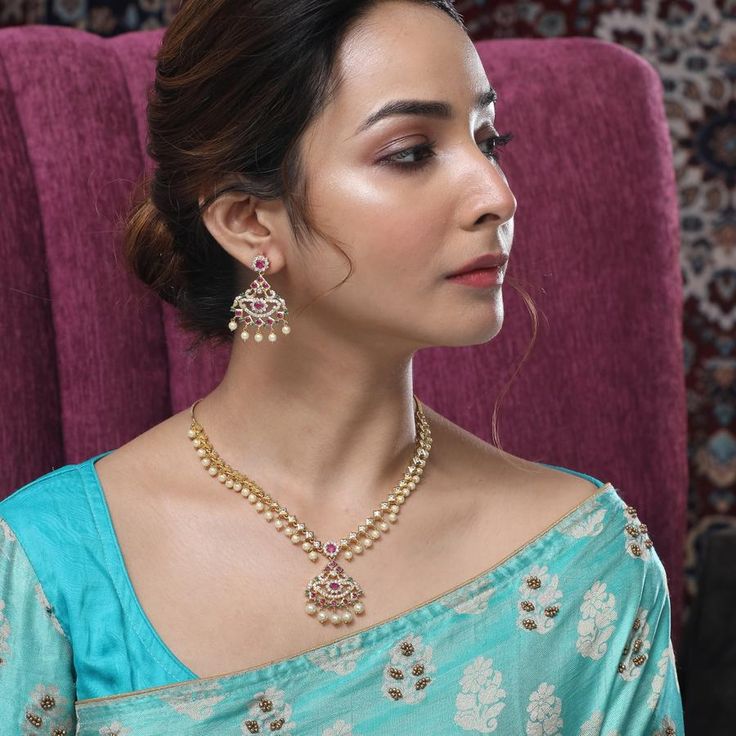 Surina Antique Long Necklace Set : Bestselling Indian Jewelry at Tarinika.com Elegant Long Kundan Necklace With Latkans, Elegant Heavy Bridal Necklace, Elegant Kundan Necklace With Latkans For Diwali, Festive Heavy Bridal Necklace, Traditional Kundan Bridal Necklace With Latkans, Elegant Chandbali Jewelry Sets For Ceremonial Occasions, Kundan Bridal Necklace With Latkans, Bridal Necklace With Latkans For Celebration, Heavy Kundan Temple Necklace