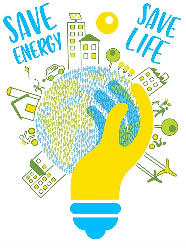 a hand holding a light bulb with the words save energy save life