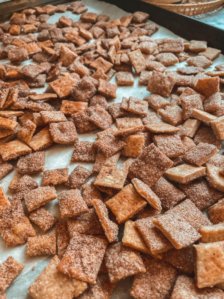 some kind of food that is sitting on a table in the middle of it's preparation