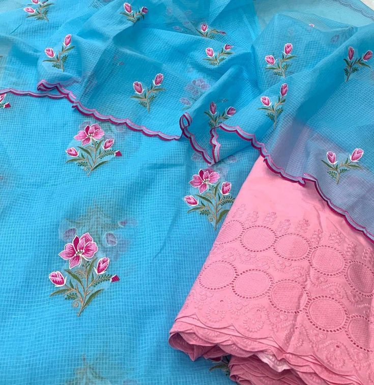 Item Overview ATHARVA Embroidery Kota Salwar Kameez/Embroidery Kota Dupatta Blue/Cotton Chikankari Bottom/Stitch Unstitch/Patiala/Pants/Plazo/ Dno. KO473D Fabric: * Shirt: 2.5 Mts - Kota Doria- Jaal Embroidered * Dupatta: Kota Doria- 2.5 Mtrs All Over Embroidery * Bottom 2.5 Mts. - Cotton Chikankari Salwar Excusive Hand Embroidered Party Wear Punjabi Suit. Customization: * Fabrics Customization: Designs Can be made in different Fabrics. *Color Customization: Designs Can be made in different Colo Chikankari Salwar, Patiala Salwar Kameez, All Over Embroidery, Patiala Salwar, Embroidered Pants, Dresses Indian, Cotton Suits, Embroidery Suits, Designer Dresses Indian