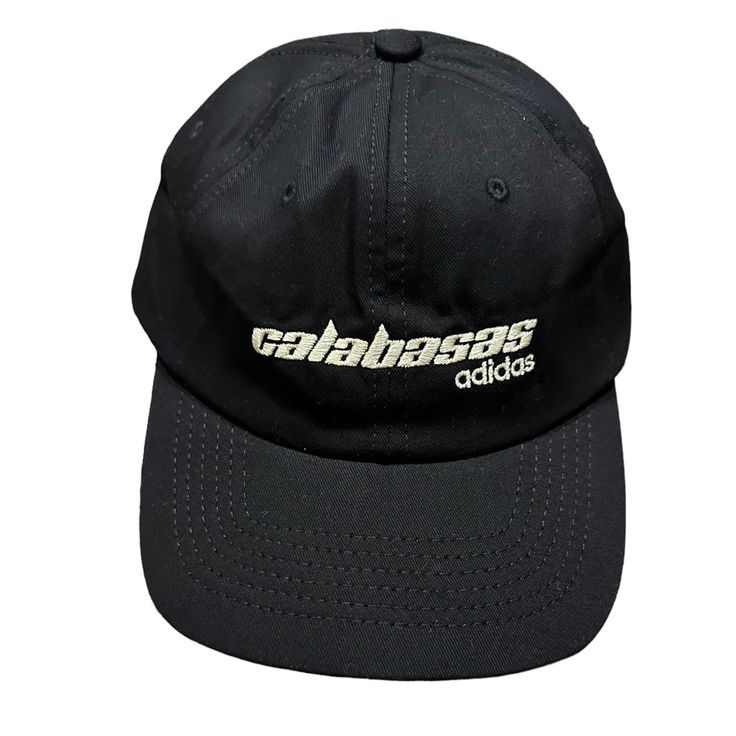 Adjustable Cotton Ball Cap Yeezy Calabasas Season 5 Adidas Embroidered Logo 100% Cotton Black New With Saks Fifth Avenue Tag Adidas Logo Hat With Curved Visor For Streetwear, Casual Adidas Hat With Curved Visor, Adidas Logo Baseball Cap With Curved Visor For Streetwear, Adidas Logo Baseball Cap For Streetwear, Casual Adidas Logo Cap, Casual Adidas Snapback Hat, Adidas Logo Cap For Streetwear, Adidas Logo Streetwear Cap, Adidas Logo Snapback Baseball Cap For Streetwear