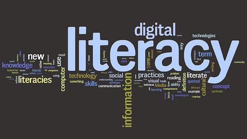 a word cloud with words related to it and the words literreac written in different languages