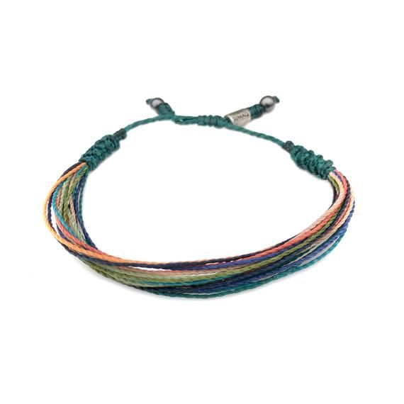 COLORFUL BRACELET:This hand-knotted, unisex, string bracelet includes genuine Hematite stones and a silver-toned Pewter RUMI SUMAQ logo bead. The cord colors are emerald green, turquoise, orange, rust, purple, pale pink, and sage green. Think of this knotted rope bracelet as an adult friendship bracelet. The modern and colorful hues make this bracelet an excellent gift for both men and women. Or wear it as a couples bracelet, a beautiful symbol of your love and "his and her" solidarity.SIZING OF Multicolor Friendship Bracelets With Sliding Knot For Everyday, Adjustable Rainbow Friendship Bracelets For Everyday, Adjustable Multicolor Everyday Jewelry, Everyday Multicolor Waxed Cord Jewelry, Casual Rainbow Jewelry For Festivals, Rainbow Jewelry With Adjustable Cord, Multicolor Braided Bracelet With Sliding Knot, Adjustable Rainbow Friendship Bracelets With Sliding Knot, Multicolor Sliding Knot Jewelry For Gifts