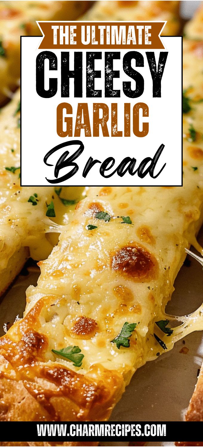 the ultimate cheesy garlic bread recipe is easy to make and tastes just as good as it looks