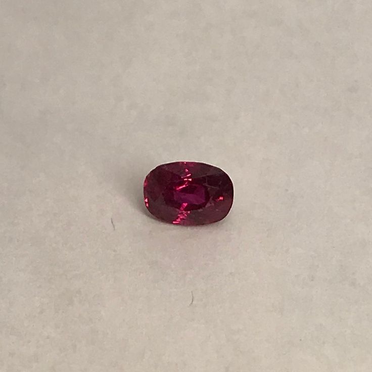 Tested by Gemologist: Natural Ruby Measurements: 6.6 x 4.7 mm, 3.8 mm deep Weight: 1.07 Carats Cut: Oval Color: Medium Dark Vivid Red Clarity: SI1 Treatments: Most Likely Heated only Condition: Some very light facet wear. Beautiful stone. Has an internal flaw off to one side that is hard to notice giving the stone a fairly clean appearance. I offer a 14 day money back guarantee. If you ever need pictures of different gems in my shop side by side for comparison of color, size, or cut, please feel Faceted Gems, July Birthstone, Natural Blue Sapphire, Cut Loose, Natural Ruby, 1 Carat, Deep Red, Oval Cut, Blue Sapphire