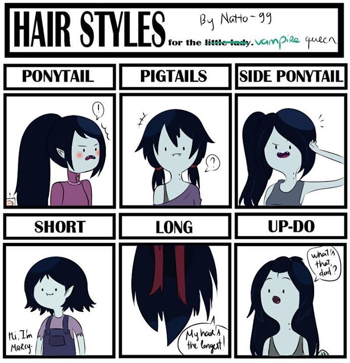 the stages of hair styles for girls with short hair and long black hair are shown in this