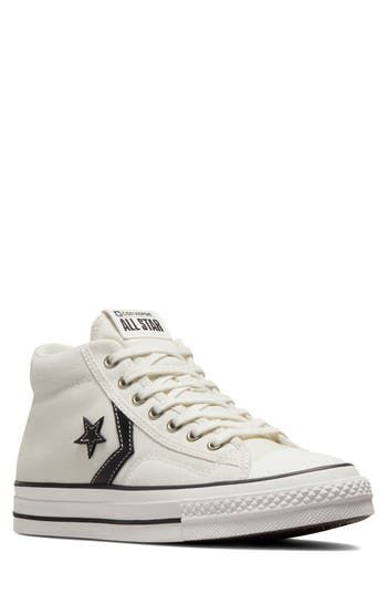 A 1970s icon gets a modern refresh in a classic mid-top sneaker that's topped with sturdy canvas and layered on the sides with minimalist logo details. Lace-up style OrthoLite® footbed Textile upper/textile lining/rubber sole Imported White Sneakers With Star Logo For Streetwear, White Star Logo Sneakers For Streetwear, Sporty Sneakers With Star Logo For Streetwear, High-top Canvas Sneakers With Logo, Sporty Streetwear Sneakers With Star Logo, White Canvas Sneakers With Logo, Casual Low-top Sneakers With Star Logo, Casual Sneakers With Star Logo, Casual Sneakers With Star Logo And White Sole