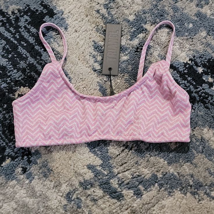 New With Tags Limited Qty Available Bag Sold Separately All Inventory Has Been Posted. No More Sizes Available** No Trade ** No Offers ** All Sales Are Final. Baithing Suits, Triangle Bathing Suit, Triangl Swimwear, Cute Bathing Suits, Summer Swim, Bathing Suit Top, Swim Suits, Summer Bikinis, Cute Swimsuits