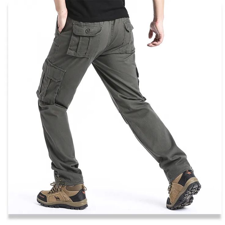 Applicable Season: Four Seasons Material: COTTON Pant Style: Cargo Pants Style: Safari Style Thickness: Midweight Waist Type: HIGH Decoration: Pockets Gender: MEN Item Type: Full Length Closure Type: Elastic Waist Length: Full Length Front Style: Pleated Fit Type: LOOSE Khaki Techwear Bottoms For Outdoor Activities, Combat Pants With Side Pockets For Outdoor Activities, Gray Baggy Cargo Pants For Outdoor, Combat Style Cargo Pants For Outdoor, Combat Style Full Length Cargo Pants For Outdoor, Baggy Combat Pants For Outdoor, Gray Cargo Pants With Multiple Pockets For Outdoor, Outdoor Work Pants With Cargo Pockets, Khaki Cotton Cargo Pants For Sports