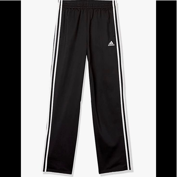 New Adidas Boy’s Active Sports Athletic Tricot Jogger Pants Black Size 4. Brand New With Tags On 100% Authentic Size: 4 Adidas Cotton Gym Pants, White Adidas Jogging Pants, Sporty Black Bottoms With Three Stripes, Black Workout Pants With Three Stripes Branding, Adidas Sporty Black Bottoms, Sporty Black Adidas Bottoms, Gym Pants With Side Stripes In Black, Black Gym Pants With Side Stripes, Adidas Black Bottoms With Side Stripes