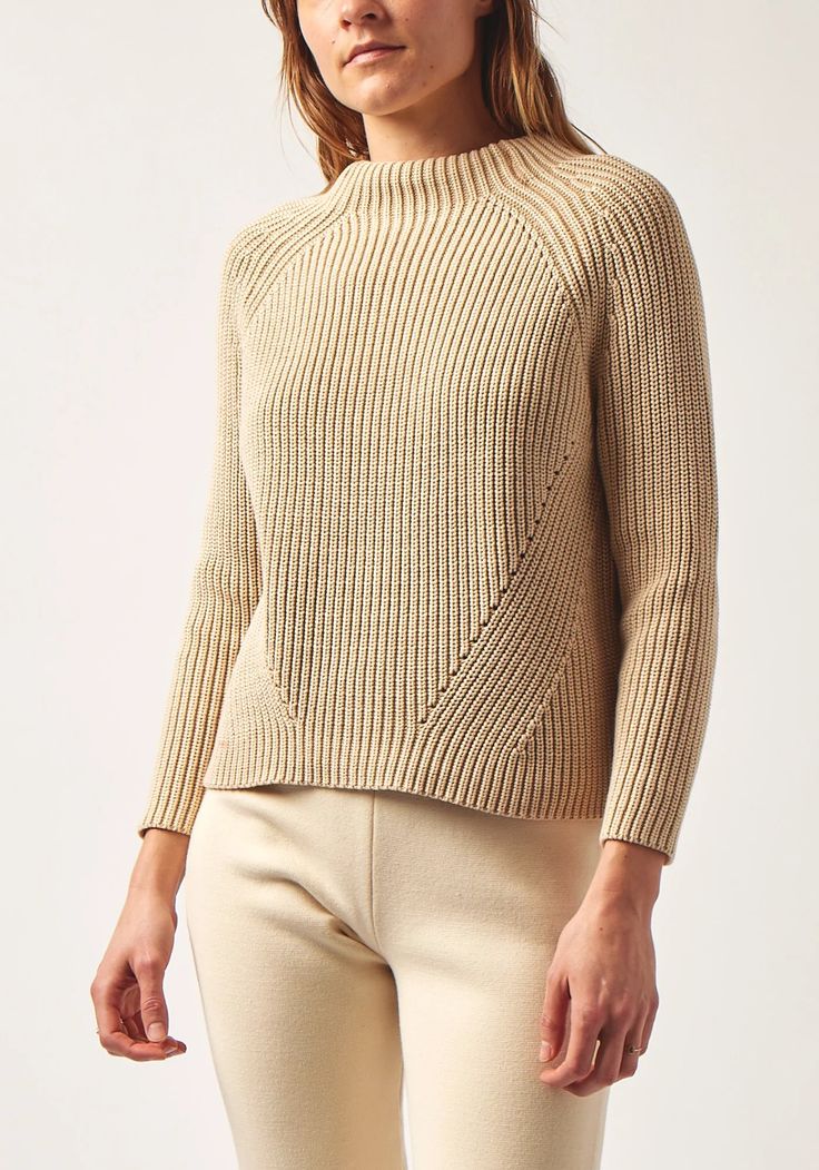 Daphne Sweater Fitted Textured Knit Casual Turtleneck, Winter Cotton Sweater With Ribbing, Spring Cotton Sweater With Funnel Neck, Spring Funnel Neck Cotton Sweater, Spring Funnel Neck Sweater With Ribbed Neckline, Spring Sweater With Funnel Neck And Ribbed Neckline, Cotton Ribbed Sweater For Fall, Cotton Fall Sweater With Ribbing, Fall Cotton Sweater With Ribbing