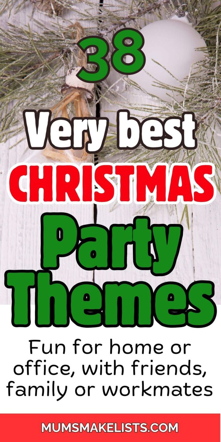 the best christmas party themes for kids and adults to enjoy in their own home or office