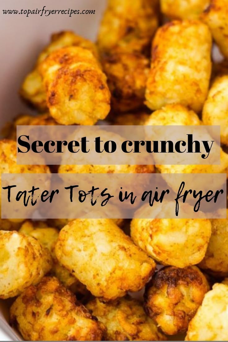 Air Fryer Tater Tots Gator Tots In Air Fryer, Tator Tot Air Fryer, Ore Ida Tater Tots In Air Fryer, Homemade Tater Tots Air Fryer, Loaded Tater Tots Recipes Air Fryer, Air Fry Tater Tots, Air Fryer Tater Tots Frozen, Tater Tots Air Fryer, Tater Tots In Air Fryer