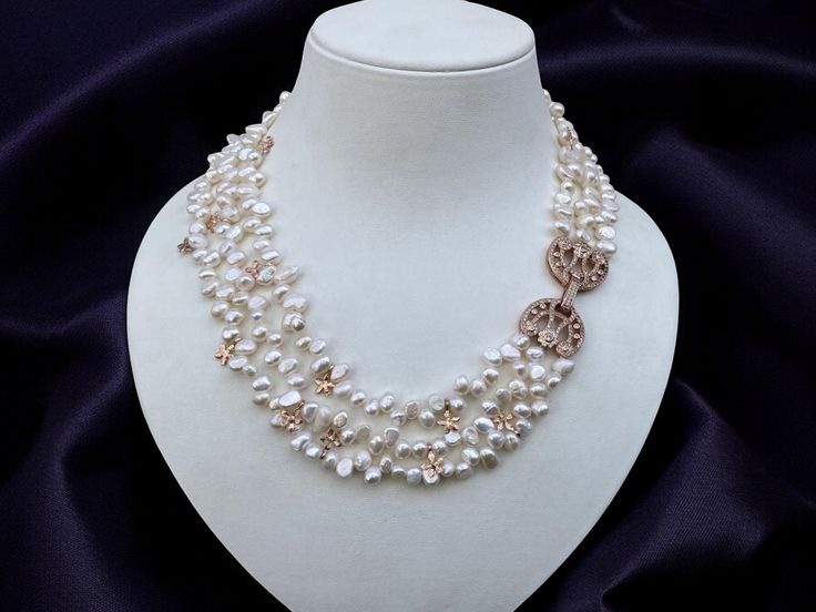 ✨ Add a touch of elegance to your collection with our Certified Authentic Pearl Natural Stone Necklace! 🌟 Crafted from genuine pearls and set in beautiful 925 sterling silver, this necklace is the perfect accessory for any occasion. Each pearl is hand-selected for its unique luster, making every piece truly one-of-a-kind! 💖 Whether you're dressing up for a special event or adding sophistication to your everyday wear, this necklace shines beautifully. Genuine Pearl Necklace, Natural Stone Necklace, Natural Stones Necklace, Everyday Chic, Wedding Jewellery Necklace, Natural Pearl, 925 Sterling Silver Chain, Choker Necklaces, Natural Pearls