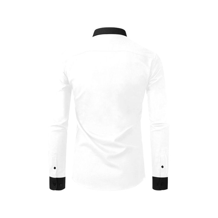 White Dress Shirt With Black Collar – Long Sleeve, Stylish & Versatile for Any Occasion Introducing the White Dress Shirt With Black Collar, a premium long-sleeve shirt crafted from high-quality 100% polyester fabric, weighing 14.11 Oz. This versatile shirt offers the perfect blend of comfort, style, and durability, making it ideal for a variety of settings—from business meetings to casual gatherings and special events. Elevate your wardrobe with this sleek, two-tone design that ensures you’ll a Fitted Long Sleeve Shirt For Winter, White Long Sleeve Dress Shirt For Work, Fall Long Sleeve Office Dress Shirt, Fall Office Long Sleeve Dress Shirt, Long Sleeve Dress Shirt With Button Cuffs For Office, Slim Fit Dress Shirt For Work, Office Long Sleeve Dress Shirt With Button Cuffs, Slim Fit Long Sleeve Dress Shirt For Office, Slim Fit Long Sleeve Dress Shirt For Fall