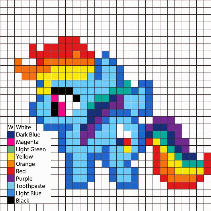 an image of a cross stitch pony