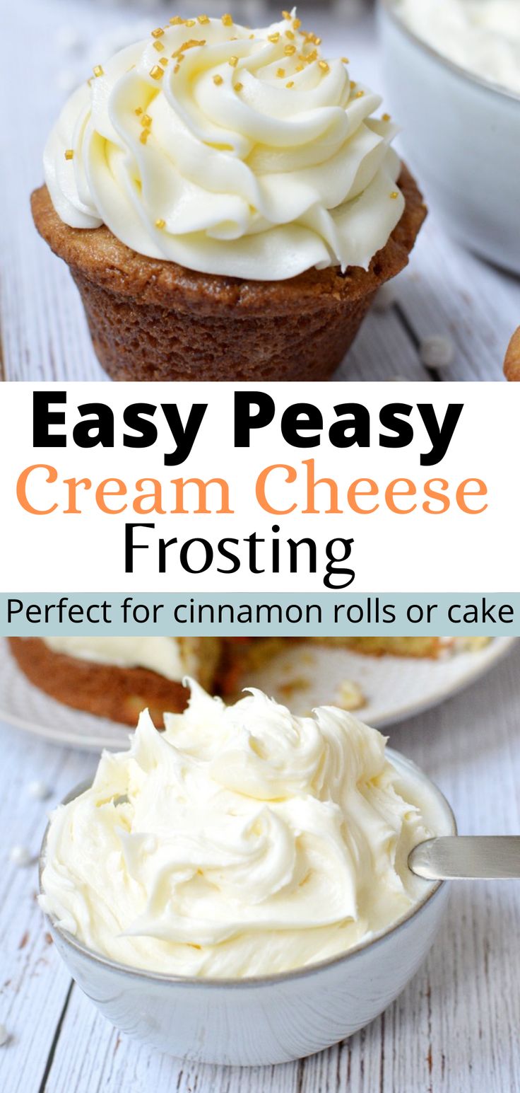 the best cream cheese frosting perfect for cinnamon rolls or cake