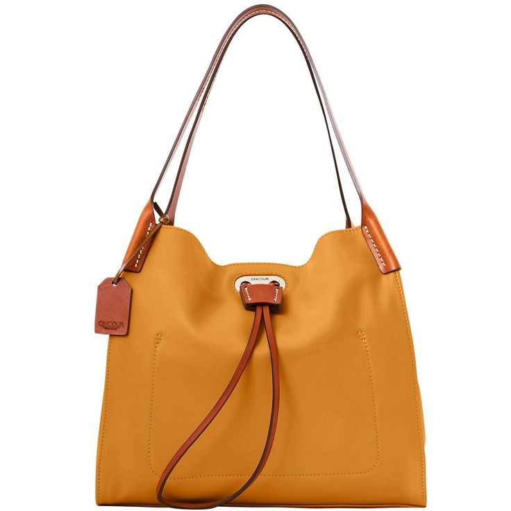 The scaled-down version of our classic Full Up satchel features a more compact silhouette, perfect for effortless days. It's crafted from cabriolet canvas, which resists signs of wear and is refreshingly lightweight. Yellow Leather Bag For Work, Classic Yellow Shoulder Bag For Everyday, Classic Yellow Bags With Leather Handles, Key Hook, Satchel Tote, Dooney And Bourke, Elba, Dooney & Bourke, Everyday Bag