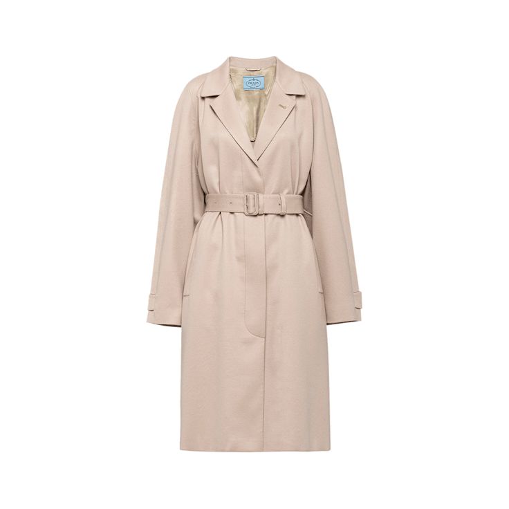 Prada double-face coat Notch lapels; concealed button placket Long sleeves; belted cuffs Side pockets Adjustable waist belt Relaxed fit Cashmere Viscose lining Made in Italy Cashmere Coat, Double Face, Bergdorf Goodman, Button Placket, Waist Belt, Prada, Tops Designs, Cashmere, In Italy