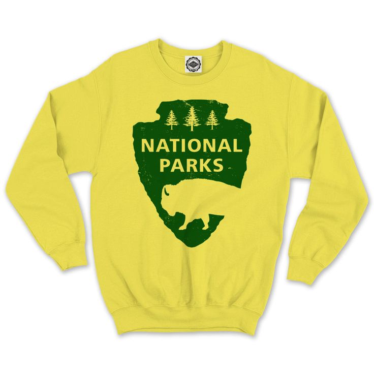 Take a hike in this crew neck, fleece sweatshirt featuring our own take on the National Parks Service logo. Hank Player is proudly designed and crafted in Los Angeles, California with the finest quality materials. Our super-soft fleece will have a weathered, worn-in feel after the first wash. Slight variations in color and print create Hank Player’s one-of-a-kind look. This item is a unisex style, please order one size smaller for a women’s fit. Fleece Crew Sweatshirt Fan Apparel, Sporty Crew Neck Sweatshirt For Outdoor, Outdoor Fleece Sweatshirt With Graphic Print, Outdoor Graphic Print Fleece Sweatshirt, Fall Hiking Sweatshirt Crew Neck, Fall Crew Neck Sweatshirt For Hiking, Fall Hiking Crew Neck Sweatshirt, Outdoor Graphic Print Crew Neck Sweatshirt, Graphic Print Crew Neck Sweatshirt For Outdoor