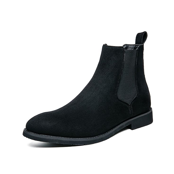 Category:Boots; Upper Materials:PU; Season:Winter,Spring; Gender:Men's; Toe Shape:Round Toe; Style:Casual,Classic; Boot Shaft:Booties / Ankle Boots; Outsole Materials:Rubber; Occasion:Daily; Closure Type:Loafer; Pattern:Solid Colored; Shipping Weight:0.7; Listing Date:12/14/2021; 2023 Trends:Chelsea Boots,Dress Shoes; Foot Length:; Size chart date source:Provided by Supplier.; US Size:null; UK Size:14.5; EU Size:50 Fitted Ankle Boots For Winter, Black Suede Martin Boots For Winter, Casual Chelsea Boots For Fall, Casual Fitted Chelsea Boots For Fall, Fitted Casual Chelsea Boots For Fall, Winter Black Suede Boots, Black Suede Boots For Winter, Casual Winter Chelsea Ankle Boots, Casual Chelsea Ankle Boots For Winter