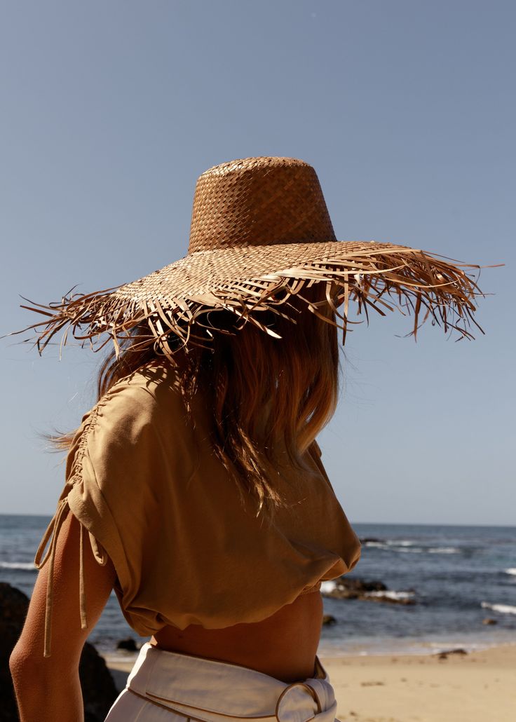 That summer holiday you are dreaming of comes to life through our Isla Hat. it is light weight with a raw-edged straw brim adding fun and texture to its look. Lightweight Made from Straw *Sizes vary, but measure about S/M: 21 IN M/L: 23 IN Summer Fedora Panama Hat Made Of Palm Leaf, Natural Spring Beachwear Sun Hat, Natural Color Spring Beachwear Sun Hat, Natural Color Beachwear Sun Hat For Spring, Spring Beachwear Sun Hat In Natural Color, Natural Straw Hat For Vacation Warm Weather, Spring Beachwear Toquilla Straw Hat, Beachy Palm Leaf Sun Hat For Summer, Toquilla Straw Hat For Vacation In Beachwear Style