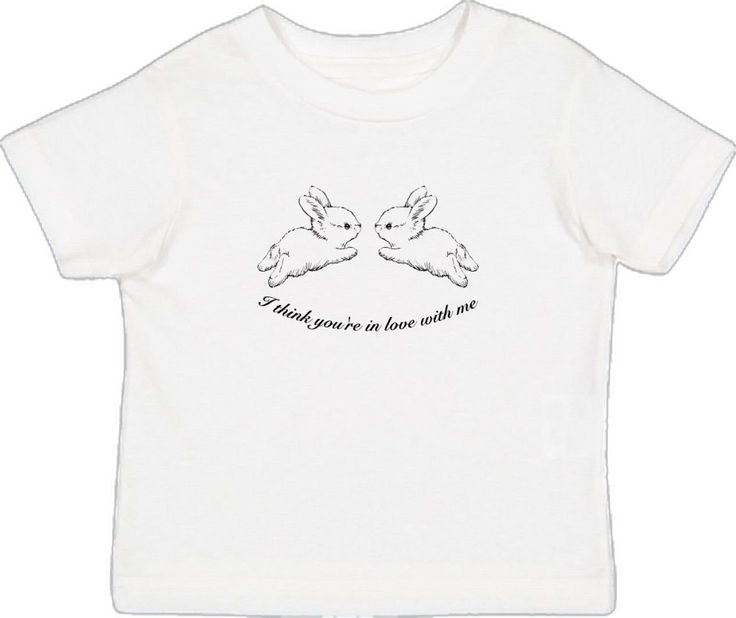 Fitted Fun T-shirt With Screen Print, Cute Fitted Pre-shrunk T-shirt, Fitted Funny T-shirt With Screen Print, Unisex Soft-washed White Tops, Fun Fitted T-shirt With Screen Print, Cute White Soft-washed Tops, Cute Soft-washed White Tops, White Soft-washed Unisex T-shirt, Cute White Screen Print Top