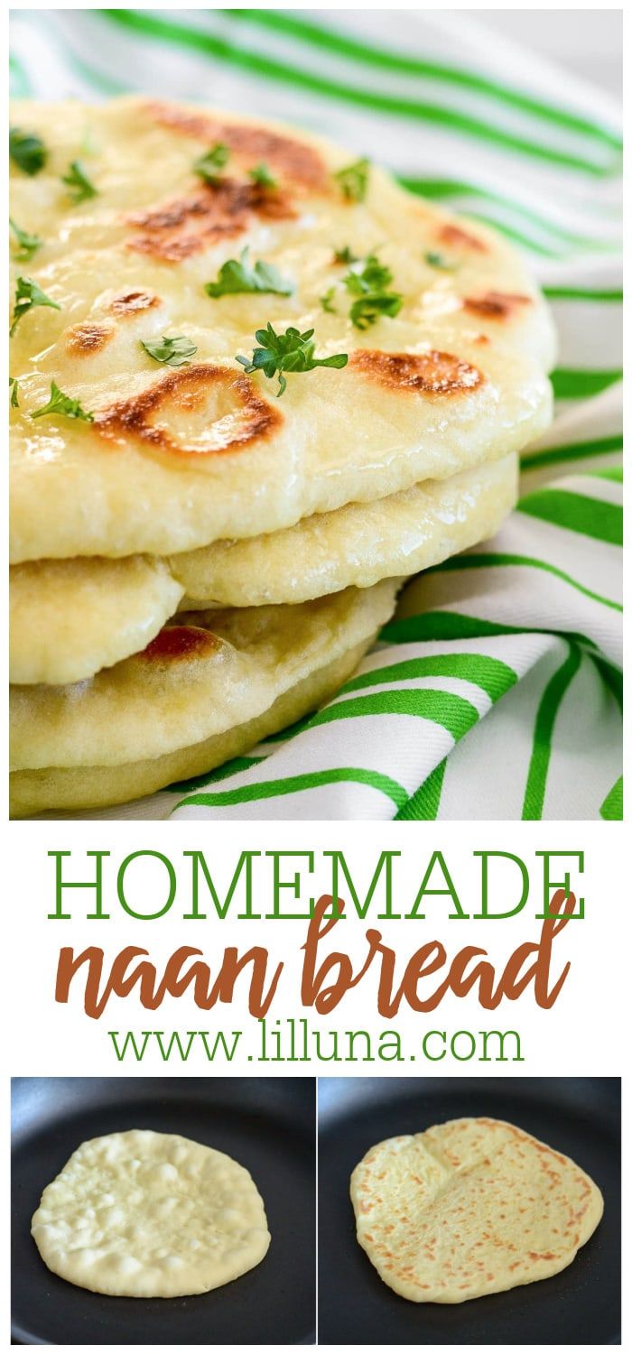 homemade naan bread is an easy and delicious recipe