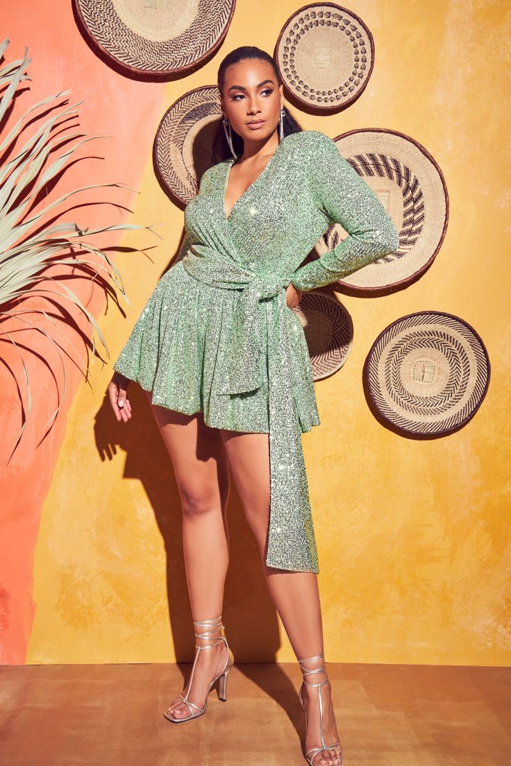 Dress With Pleated Skirt, Sequin Rompers, Tie Women, Plus Size Designers, Party Looks, Happy Hour, Pleated Skirt, Plus Size Dresses, Floor Length