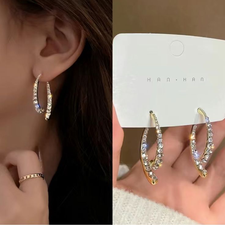 Nwt- Diamond Zircon Front & Back Illusion Earrings Set In Gold Overlay Illusion Earrings, Overlay Color, Gold Overlay, Diamond Drop Earrings, Earrings Set, Earring Set, Jewelry Earrings, Women Jewelry, Drop Earrings