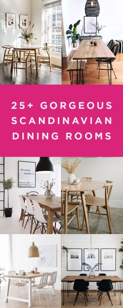 the 25 + gorgeous scandinavian dining rooms that are perfect for any type of room in your home