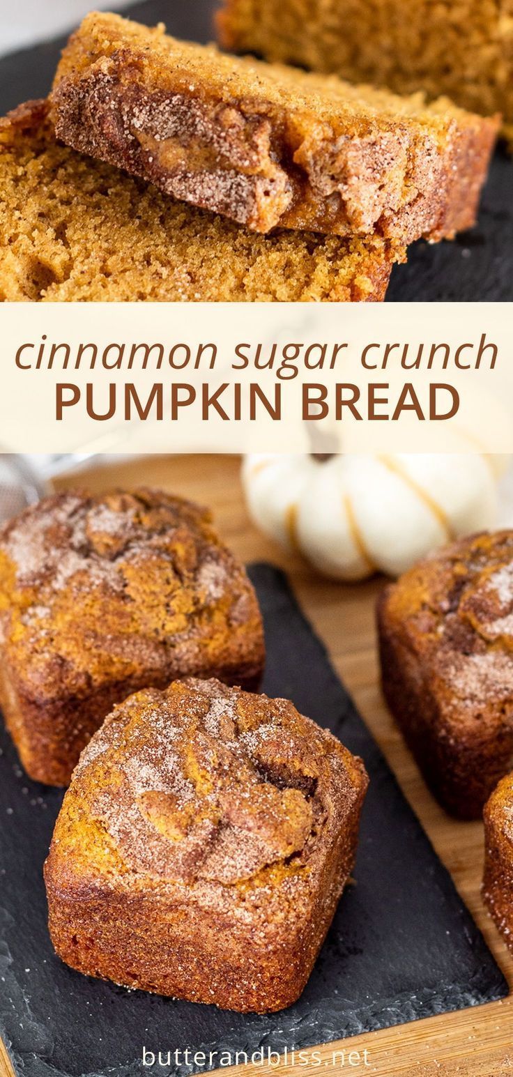 Oct 17, 2020 - This recipe for Small Batch Cinnamon Swirl Pumpkin Bread makes mini loaves that are moist, full of fall flavors, and topped with a cinnamon swirl crunch. Zucchini Breads, Food Preps, Pane Dolce, Dinner Roll, Fall Baking Recipes, Pumpkin Desserts, Tasty Meals, Pumpkin Recipes Dessert, Pumpkin Bread Recipe