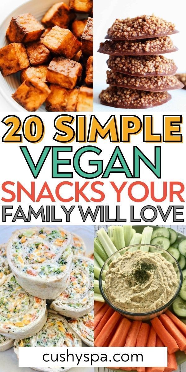 20 simple vegan snacks your family will love