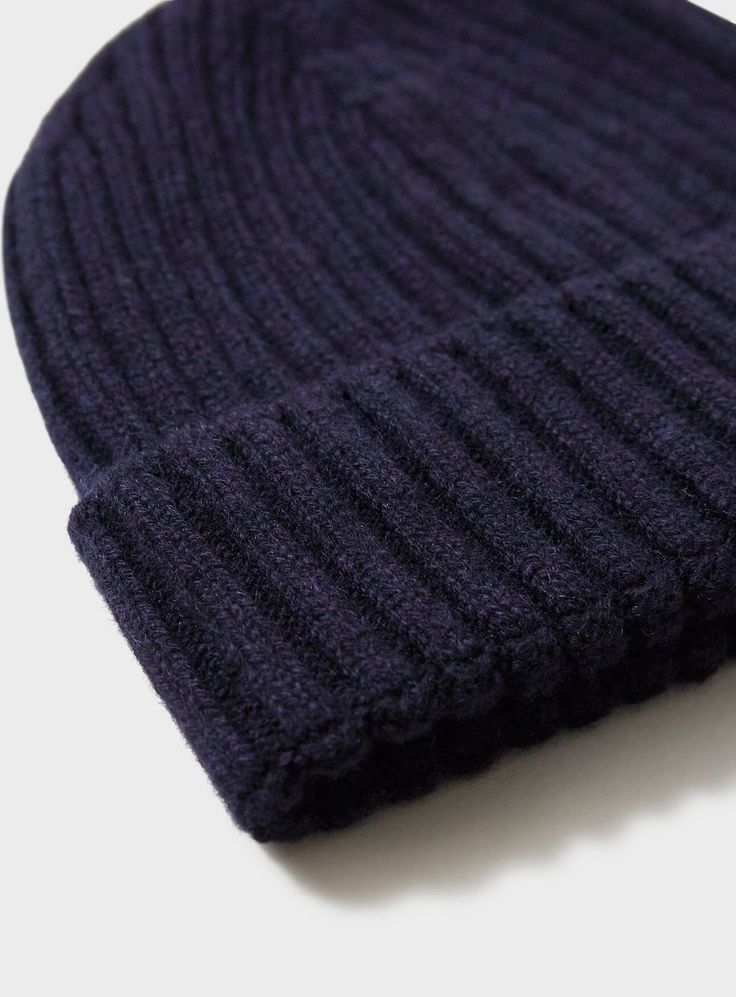 Here at Neem we‚ agree, that if you're going to go with a beanie or hat, pick one that's loose-fitting, lightweight, and made of soft, silky cashmere, that way it won't flatten your hair. Made in Germany to our exacting standards. This Navy Neem beanie hat‚ is knitted from superfine cashmere that's lightweight yet insulating. Made from biodegradable fibres and a beanie that is simply warming, soft, comfortable and worth investing in. Navy Beanie, Cashmere Beanie, Cashmere Yarn, Organic Fabrics, Eco Friendly Gifts, Recycled Fabric, Pick One, Beanie Hat, Knit Beanie