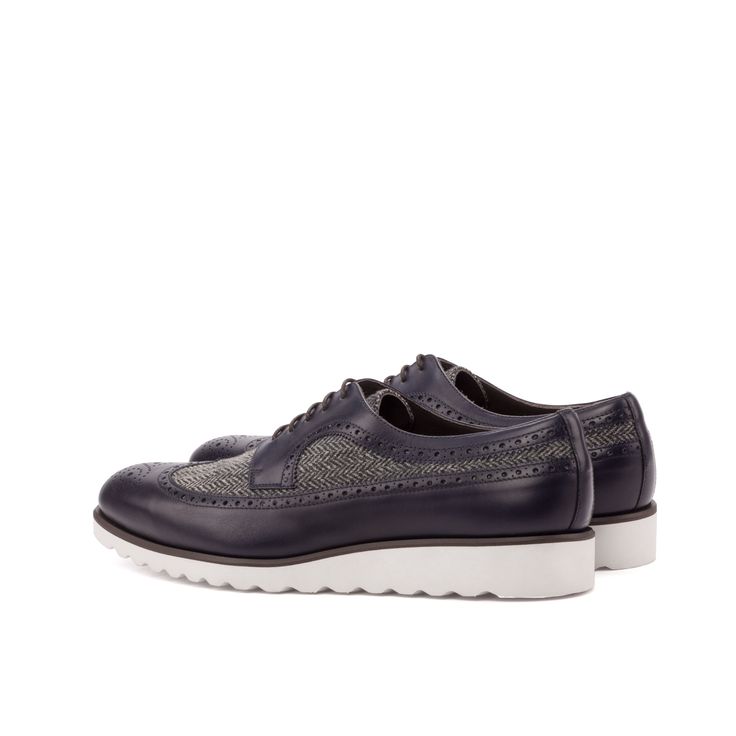 Livius Longwing Blucher - Q by QS The Fine Print, White Wedges, Traditional English, Fine Print, Shoe Company, Stella Mccartney Elyse, Black Kids, Handmade Shoes, Office Wear