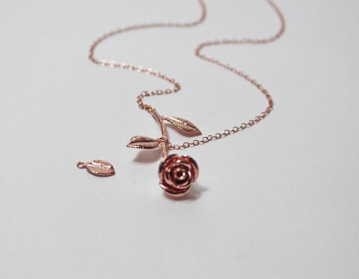 "Rose Gold lovers necklace,Rose Flower Jewelry. Pink Rose Necklace. It is simple and dainty，a great way to let someone know you are loved! it's sweet enough to wear it no need to stack with other necklaces Great present for best friends, couples , wife, girlfriend and brides.teenage girls.everyday necklace,young sister , mom of babe girl, his and her.. - High quality Rose Gold Filled Cable Chain - 17\" Long - All findings are rose gold filled - Rose Gold Plated Rose Pendant - 1.73x0.94\" / 44x24 Rose Gold Flower Pendant Necklace With Roses, Rose Gold Necklace With Flower Pendant And Roses, Rose Gold Necklace With Flower Pendant, Delicate Rose Gold Necklaces With Roses, Delicate Rose Necklace With Roses Detail, Dainty Rose Gold Necklace With Rose Design, Rose Gold Charm Necklace With Flower Pendant, Dainty Rose-colored Jewelry With Rose Design, Delicate Rose Gold Jewelry With Rose Design