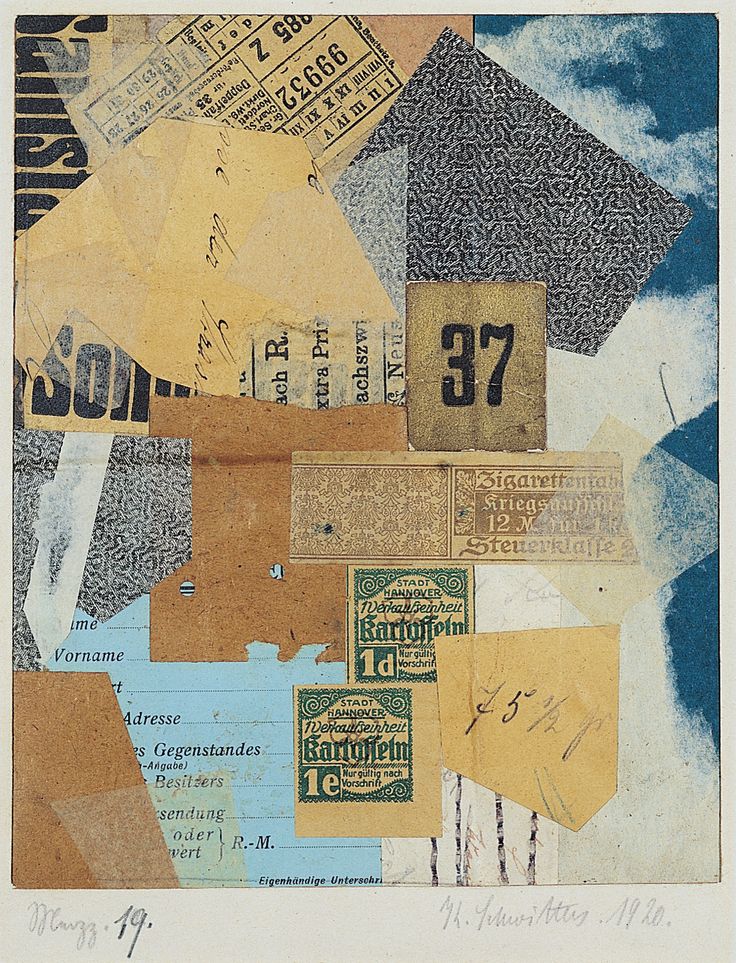 a collage of different types of papers and stamps on paper with the number 37